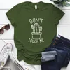 Don't Touch Me Cactus Funny Printing Woman Tshirts Casual Plus Size O-neck T Shirts Women Harajuku Kawaii Cute Mujer Camisetas Women's T-Shi