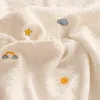 Couverture en mousseline de coton super douce et épaisse d'hiver, emmaillotage pour bébé, couette respirante, serviette de bain pour enfants, couverture de réception 211105