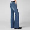 Hohe Qualität Neue Frühling Herbst Männer Smart Casual Boot Cut Jeans Business Breite Bein Hosen Große Flares Hosen 210320