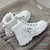 Women Winter Snow Boots Fashion Style High-top Shoes Casual Woman Waterproof Warm Woman Female High Quality White Black