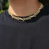 Collier en fil de glace de 16 à 20 pouces, chaîne cubaine en zircone cubique, bijoux hip-hop pour hommes et femmes, cadeaux Q0809