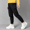 Mudkingdom Große Jungen Jogger Hosen Casual Solide Kordelzug Chlidren Kleidung Junge Winter Mode Hosen Kinder Kleidung 210615