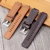 Watch Bands Genuine Calf Hide Leather Strap Band For T2N720 T2N721 TW2T76300 Bulge Width 16MM Men's Wrist Bracelet278F