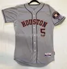 Stitched Retro Jersey #5 Jeff Bagwell Cool Base Grey Jersey Men Women Youth Baseball Jersey XS-5XL 6XL