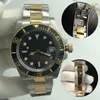 U1 Quality ST9 Watch Ceramic Bezel Black Sapphire Date Dial 41mm Automatic Mechanical Stainless Steel Mens Men Wristwatches273H