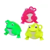 Frog flash LED children's toys made of TPR material Decompression