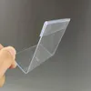 Reklam Display Plastskylt Pappersetikettkort Prislapp Holder Stand L -formad PS Clear Horisontell 15x10cm T1mm 40st