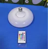 Speaker E27 UFO Беспроводная смарт-Bluetooth Музыка Музыка RGB Красочный + Белый Свет Высокая мощность Лампа Пульт дистанционного управления Красочный