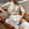 Femmes Ensembles Été Coréen Chic Tempérament Revers Pull en tricot à poitrine haute taille Pantalon décontracté à jambe droite 210514