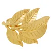 anneaux de serviettes de feuilles d'or