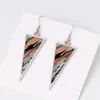 Boucles d'oreilles vierges de sublimation Triangle Boucle d'oreille pour les ébauches d'impression de transfert de chaleur Produits