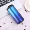 1 stks 304 roestvrijstalen koffiekop draagbare vacuümfles mok dubbellaags watertumbler voor auto