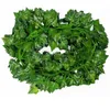 Decorative Flowers & Wreaths 12pc Artificial Leave Garland Fake Green Leaf Ivy Vine Plant Wall Hanging Wedding Party Home Garden DecorDecora
