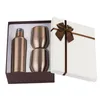 3pcs set Gift Wine Tumbler Set Stainless Steel Double Wall Insulated With One 500ml Bottle Two 12oz Wine Tumbler200N