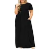 Big 9XL 2020 Fat Mm Woman Print Elegant Short Sleeve Long Dresses Plus Size Women Clothing 9xl Party Dress Vestidos X052122