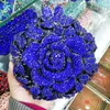 Pochettes Est Designer fleur forme fête Banquet sac à main femmes strass sac de soirée mariage chaîne bracelets SC628