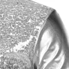 Lantejoulas metálicas de prata Glitter Camisa dos homens 70's Dia das Bruxas Chemise Home Fase Performance Camisa Masculino 210522