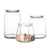 Vorratsdose aus Glas mit BPA-freiem Kunststoffdeckel, luftdichter Lebensmittelbehälter für Kekse, Süßigkeiten, Gewürze, Tee, Kaffee, Zuhause, Restaurant, Kerzenversorgung