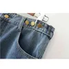 Girl Loose Fashion Boyfriend Jeans pour femmes taille haute taille plus taille adoucisseur pleine longueur denim sarouel rétro bleu gris 4XL 5XL 211129