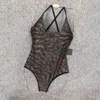 Designer badkläder bikini topp kvinnor badkläder designer bikinis sommar mode baddräkt kvinnor lady leopard tryckt en bit tankinis sexig bikini