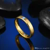 Bague de mariage en acier inoxydable, 6mm, en argent, pour hommes et femmes, peut graver des bijoux de fiançailles, taille 5-13