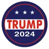 Adesivo Trump 2024 Adesivi per auto rotondi Trump per le elezioni presidenziali americane
