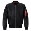 FGKKS Vår Höst Mode Märke Mens Casual Jacket Stor Storlek Män Pilot Bomber Jacka Man Overcoat 210518