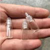 1ml Mini Glass Bottles Pendants With Cork or Plastic Stopper Small Bottle Decoration Crafts Vials Jars 100pcs good qty