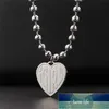 Hög Polerat Igirl Heart Halsband I Flicka Rostfritt Stål Tungt Duty Gothic Streetwear Bead Chain Choker Halsband Bijoux Femme Fabrikspris Expert Design Kvalitet