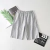 Shorts d'été femmes noir taille haute coton sweats maman gris Vintage lâche coréen femmes