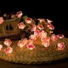 Dizeler 2m Noel Ağacı Dize Işıkları LED Su Geçirmez Açık Bahçe Noel Dökme Partisi Asma Lamba Kiraz Çiçeği