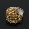 Pendientes Collar Fani Exquisito Conjunto de joyas de oro de Dubái Venta al por mayor Diseñador de bodas nigeriano Cuentas africanas Traje de mujer