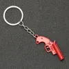 Pubg Keychain M416 Akm Scar Awm M24 Kar98k Vss Backpack Armor Helmet Pan Flare Gun Keyring Key Chain Ring Army Jewelry