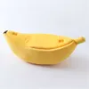 Bananenform Haustier Hund Katze Heim Wurf Bett Haus für Matte Langlebig Zwinger Doggy Welpen Kissen Korb Warm Tragbare Katze Liefert gy 2101006