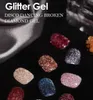 10 ml 16 couleurs étoiles éblouissantes étincelles diamants cassés paillettes gel uv Gel vernis laque Soak Off manucure nail art vernis colle ongles