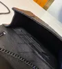 디자이너 캐비어 핸드백 여성용 정품 가죽 체인 크로스 바디 숄더 백 레이디 핸드백 양피 지갑 봉투 가방