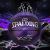 Spalding 24K Black Mamba Merch édition commémorative ballon de basket-ball PU résistant à l'usure Serpentine taille 7 violet perle