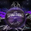 Spalding 24K Black Mamba Merch 기념판 농구 공 PU 내마 저항성 뱀인 크기 7 진주 자주색