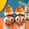 2022 Nya Eva Barns sandaler Skär mjuka sålar Sommarskor Hög elastiska barns tofflor Anti-Slip Anti-Collision