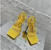 Dress Shoes Women High Heels Mesh Sandals Pumps 2021 Summer Sexy Strappy Hollow Roman Open Toe Size 35-43 Sandalias Mujer