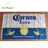 Corona Extra Beer Flag 3 * 5ft (90cm * 150cm) Polyester Flaggor Banner Dekoration Flyga Hem Garden Festliga gåvor