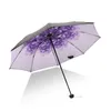 Blume Regenschirm Regen Frauen Mode Full Blackout Farbe Flash Gewölbte Prinzessin Regenschirme Weibliche Sonnenschirm Kreatives Geschenk