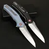 Till salu !! J079 Flipper Folding Kniv 8Cr14MOV Satin TANTO POINT BLADE G10 + Rostfritt stålhandtag Kullager Fastöppning EDC Pocket Knives