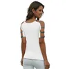 Summer Tops Kobiety V-Neck Krótki Rękaw Off Ramię Sexy Tshirt Kobieta Plus Rozmiar Damska Streetwear Moda Tee Koszula 210608