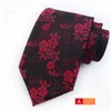Klassische, modische Herren-Krawatte, bunt, Blumenmuster, Polyester, 8 cm breit, Party-Geschenk-Accessoire