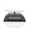 Solar Power 360 degrés Bijoux Turntry Tableau rotatif Table de table Table de table Turn Plaque Afficher les racks