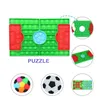 Большой размер HiveTet Reperver Light Toys Football European Check Puzzle Push Bubble Anti-стресс Взрослый Детская игрушка с облегчением аутизма PT001