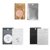 White Black Gold Matte Clear Translucent Self Seal Bags Flat Plastic Package Bag Clear Front Plastic Bags Wholesale LX3682