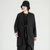 Trench femme coupe-vent manteau 2021 automne et hiver costume ample noir printemps moyen Long