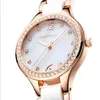 Najnowszy przylot ceramiczny ruch kwarcowy Women Watch Diamond Ladies Watches Life Waterproof Doskonałe zegarek